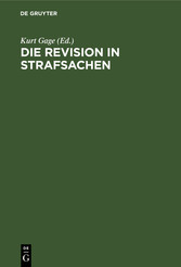 Die Revision in Strafsachen