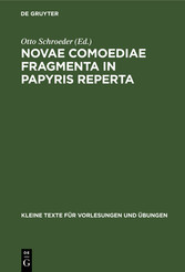 Novae comoediae fragmenta in papyris reperta