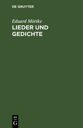 Lieder und Gedichte