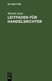 Leitfaden für Handelsrichter