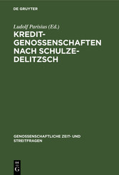 Kreditgenossenschaften nach Schulze-Delitzsch