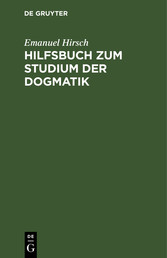 Hilfsbuch zum Studium der Dogmatik