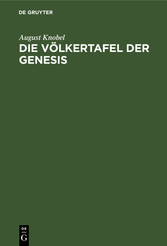 Die Völkertafel der Genesis