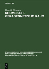 Rhombische Geradennetze im Raum