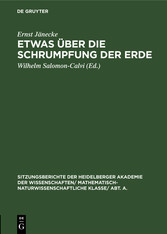 Etwas über die Schrumpfung der Erde