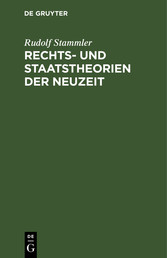 Rechts- und Staatstheorien der Neuzeit