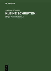 Kleine Schriften