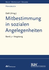 Mitbestimmung in sozialen Angelegenheiten, Band 3