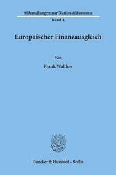 Europäischer Finanzausgleich.