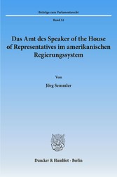 Das Amt des Speaker of the House of Representatives im amerikanischen Regierungssystem.