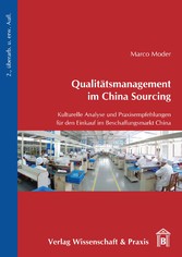 Qualitätsmanagement im China Sourcing.