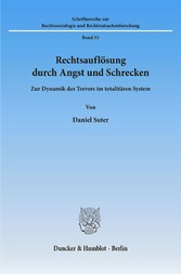 Rechtsauflösung durch Angst und Schrecken.