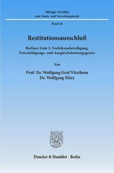 Restitutionsausschluß.