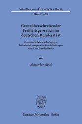 Grenzüberschreitender Freiheitsgebrauch im deutschen Bundesstaat.