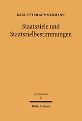 Staatsziele und Staatszielbestimmungen