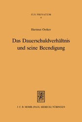 Das Dauerschuldverhältnis und seine Beendigung