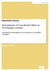 Determinants of Cross-Border M&As in Developing Countries