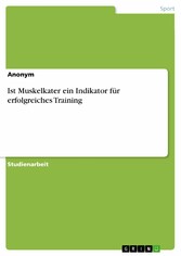 Ist Muskelkater ein Indikator für erfolgreiches Training