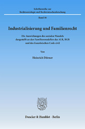 Industrialisierung und Familienrecht.