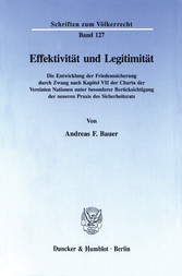 Effektivität und Legitimität.