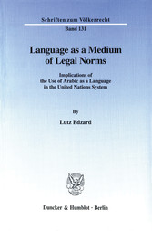 Language as a Medium of Legal Norms.