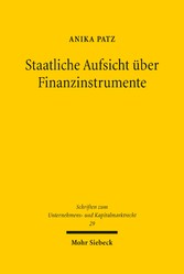 Staatliche Aufsicht über Finanzinstrumente