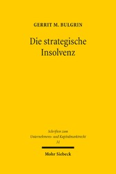 Die strategische Insolvenz