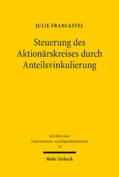 Steuerung des Aktionärskreises durch Anteilsvinkulierung