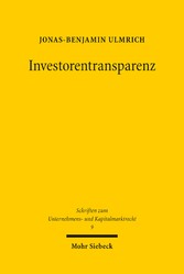 Investorentransparenz