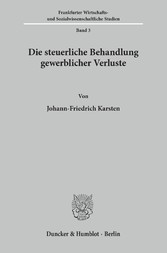 Die steuerliche Behandlung gewerblicher Verluste.