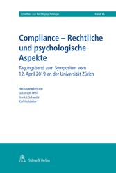 Compliance - Rechtliche und psychologische Aspekte