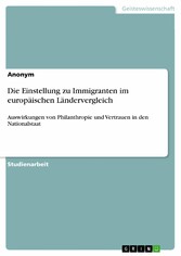 Die Einstellung zu Immigranten im europäischen Ländervergleich