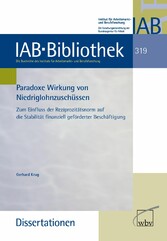 Paradoxe Wirkung von Niedriglohnzuschüssen