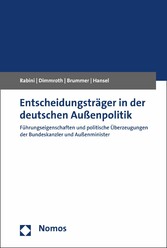 Entscheidungsträger in der deutschen Außenpolitik