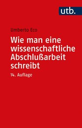 Wie man eine wissenschaftliche Abschlußarbeit schreibt