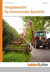 Vergaberecht für kommunale Bauhöfe