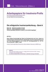 Die erfolgreiche Insolvenzanfechtung - Band 4