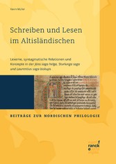 Schreiben und Lesen im Altisländischen