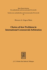 Choice-of-law Problems in International Commercial Arbitration