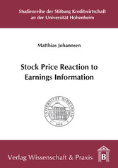 Stock Price Reaction to Earnings Information.