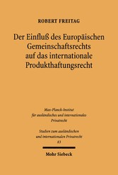 Der Einfluß des Europäischen Gemeinschaftsrechts auf das internationale Produkthaftungsrecht