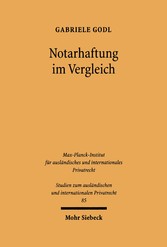 Notarhaftung im Vergleich