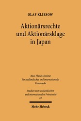 Aktionärsrechte und Aktionärsklage in Japan