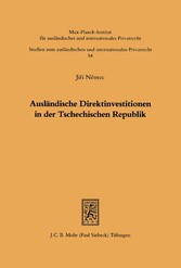 Ausländische Direktinvestitionen in der Tschechischen Republik