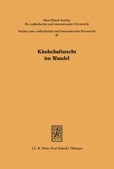 Kindschaftsrecht im Wandel