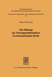 Die Haftung aus Vermögensübernahme im internationalen Recht