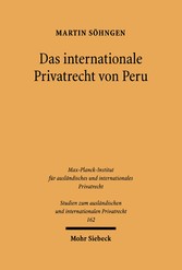 Das internationale Privatrecht von Peru