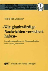 'Wie glaubwürdige Nachrichten versichert haben'