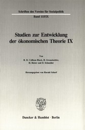 Untersuchungen zu Quesnay, Stein, Jevons und zur allgemeinen Gleichgewichtstheorie.