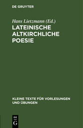 Lateinische altkirchliche Poesie